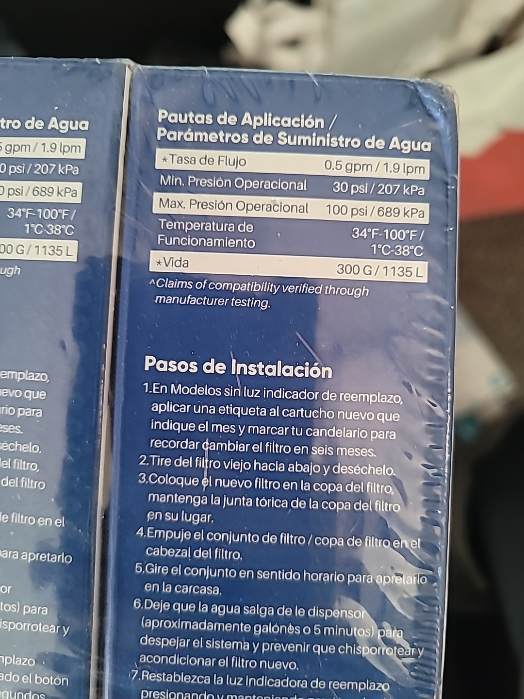 5 Pack – PurePlus Replacement Filter PP-RWF2300A Pack Frigidaire/Kenmore