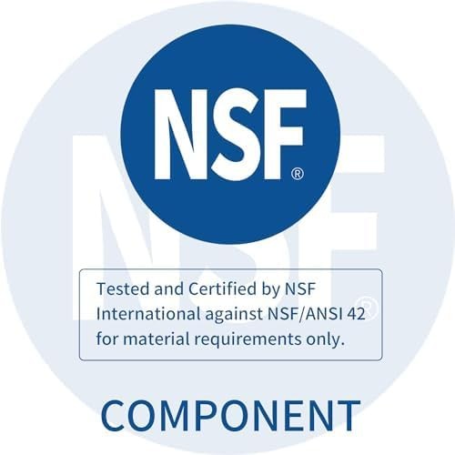 4 Packs of RV Inline/Marine Water Filter With Flexible Hose Protector, NSF Certi