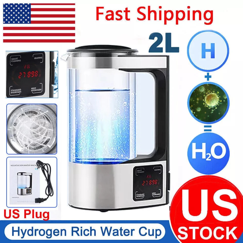 Hydrogen Water Machine Generator Rich Hydrogen Water Ionizer Generator Kettle 2L
