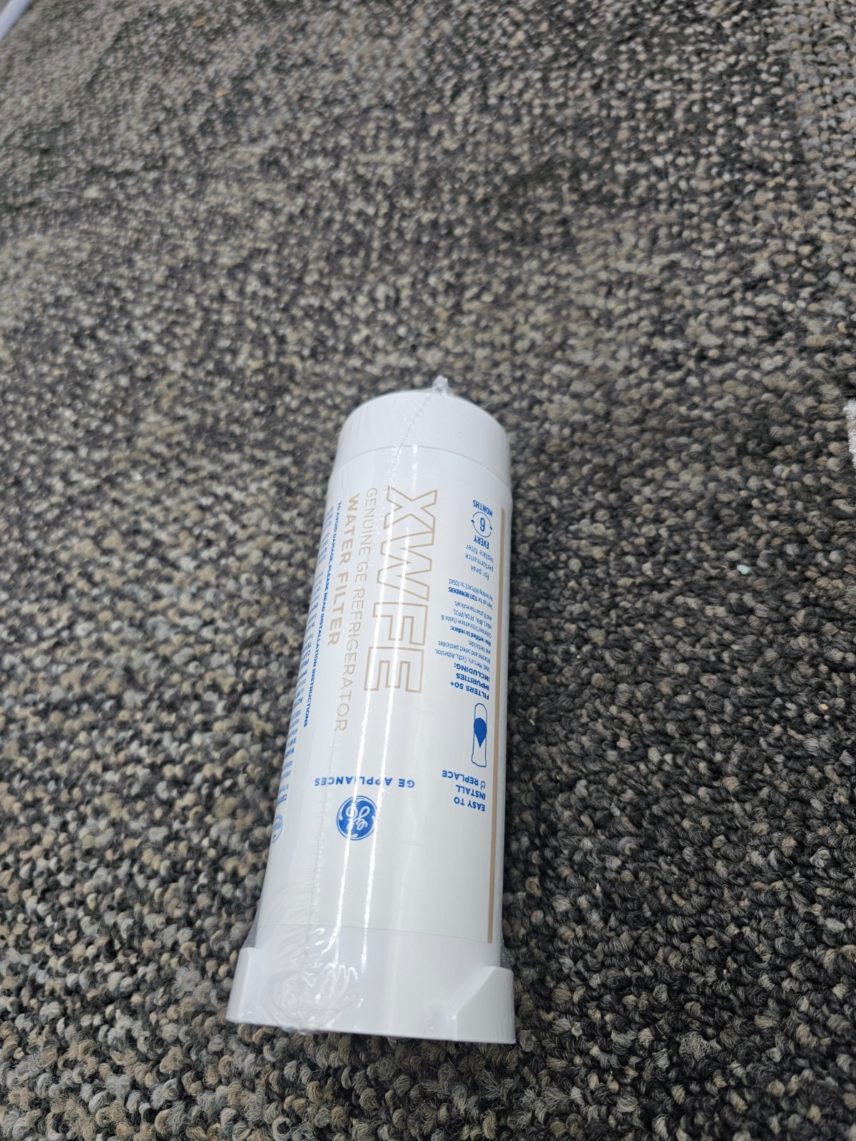(QTY 3) GE XWFE Refrigerator Water Filter White For Aqua Optima Evolve