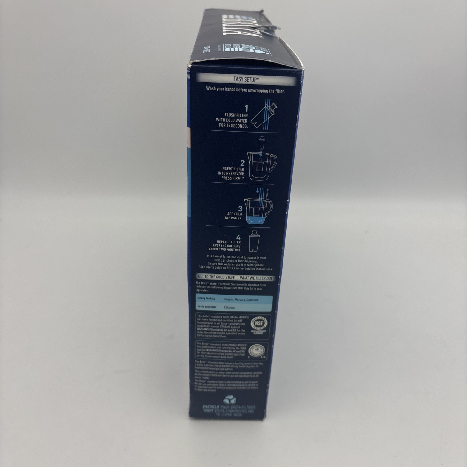 Brita Genuine 987554 Water Standard Replacement Filters ( 9 FILTERS )