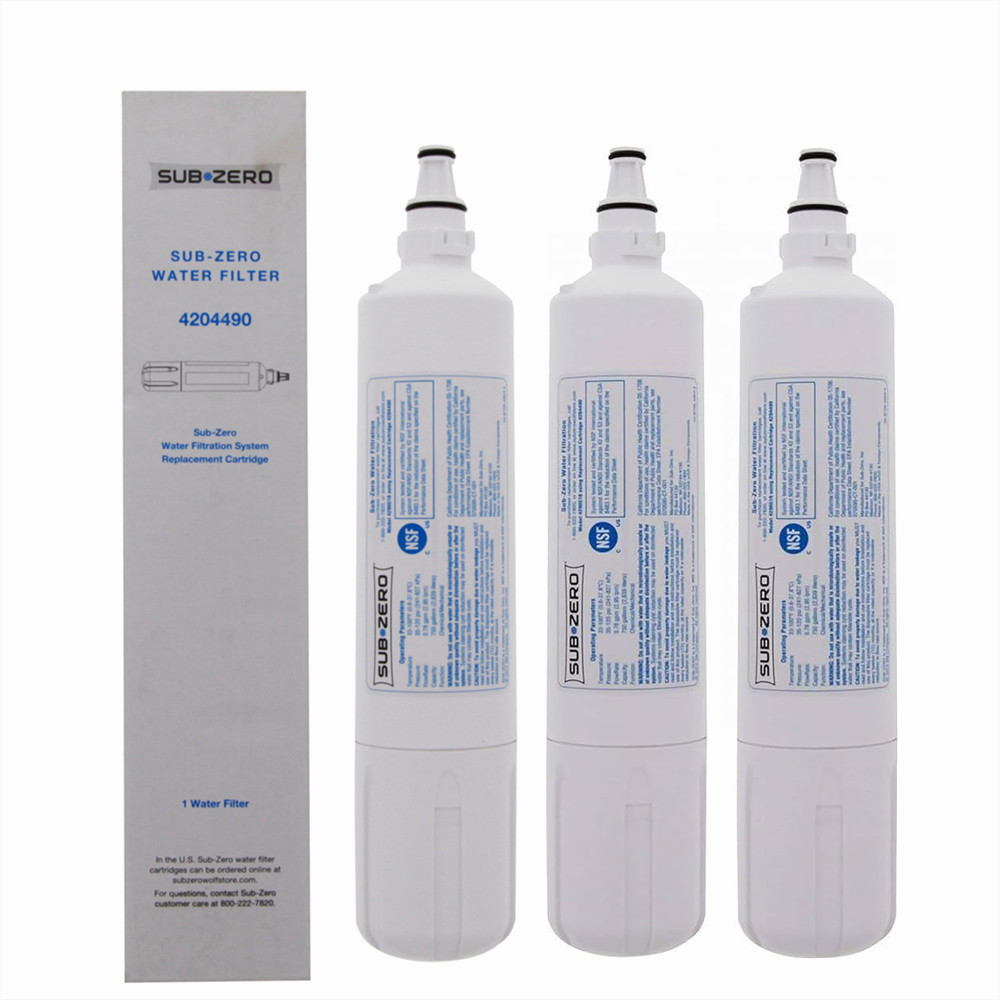 3 Packs SUB-ZERO 4204490 Refrigerator Water Filter