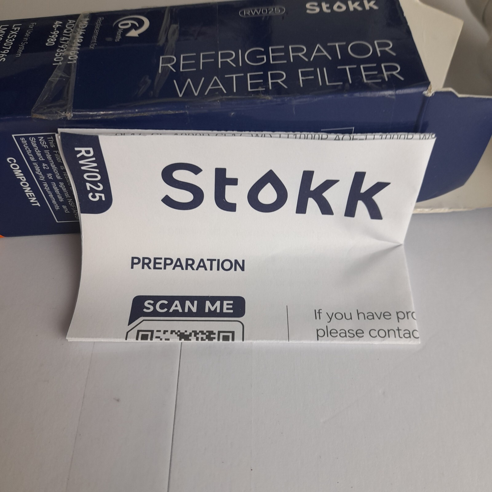 2ct Stokk RW015 Refrigerator Water Filter Replacement Compatible w Multiple Mod