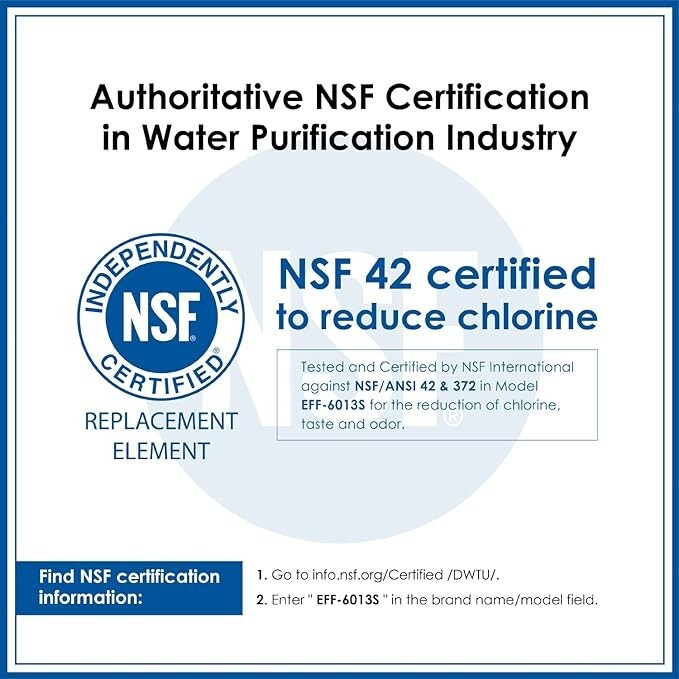 Waterdrop MWF® Refrigerator Water Filters Replacement For GE® MWF®, 3 Pack