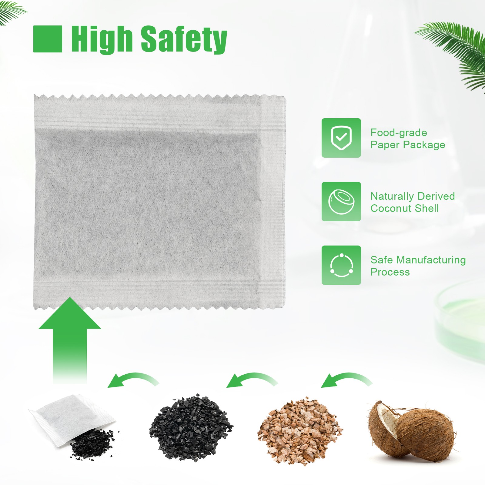 Activated Charcoal Carbon Filter in 20 Bags Packs For Pure Water Distiller SALE