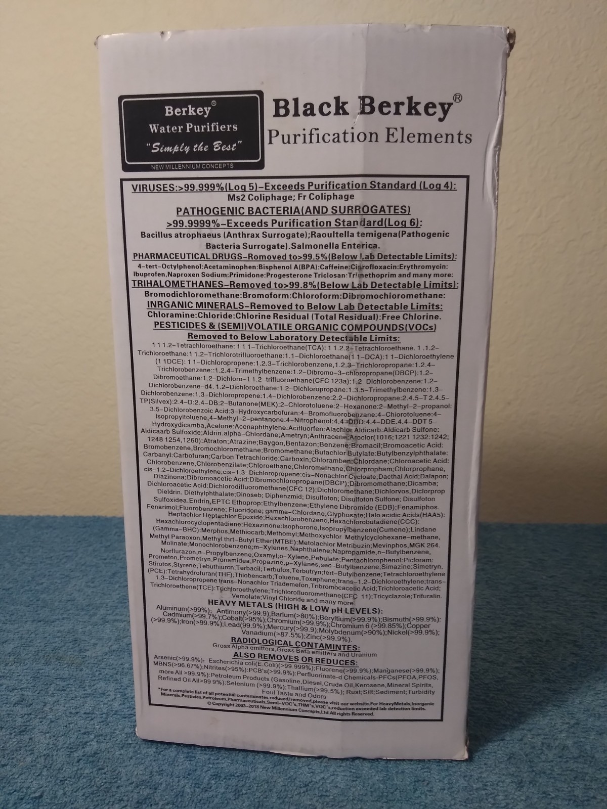 black berkey purification elements box of 2 factory sealed, Please see photos