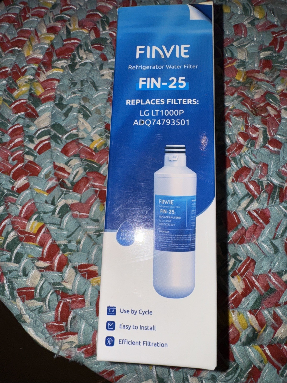 Finvie Refrigerator Water Filter Fin-25 3-6 Months Filter life Sealed