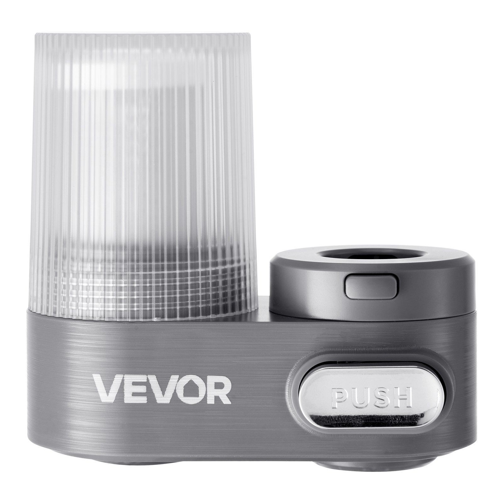Kitchen Faucet Water Filter – Vertical Gray Mount w/ Purification Cartridge