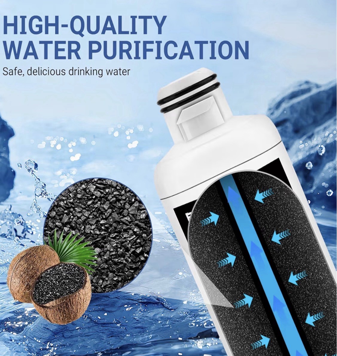 Samsung RF28R6201SR RF28R6241SR RF25C5551SR Water Filter 2 Pcs