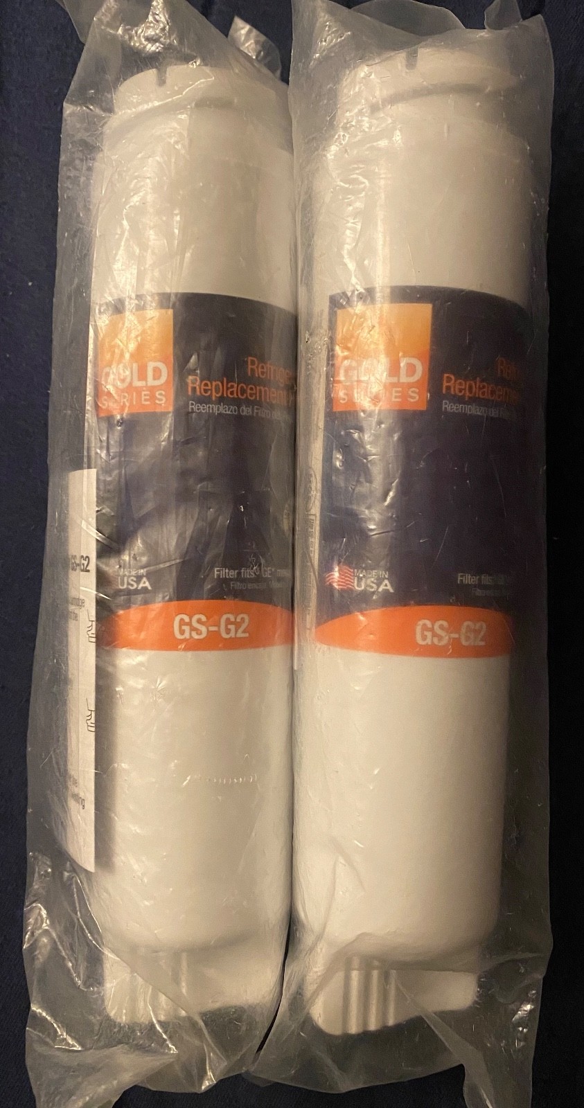 Gold Series GS-G2 Replacement Filter Pair : GE Smart Refridgerator GSWF