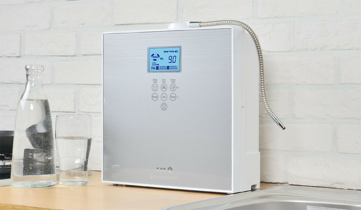 KYK Generation II Alkaline Water Ionizer Machine 5 Plates Dual Filtration