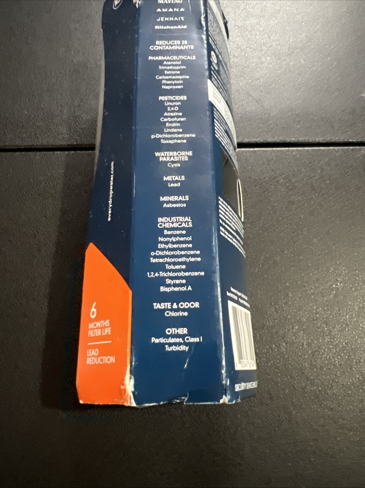 EveryDrop 2 Ice And Water Refrigerator Water Filter ΕDR2RXD1 White Orange New