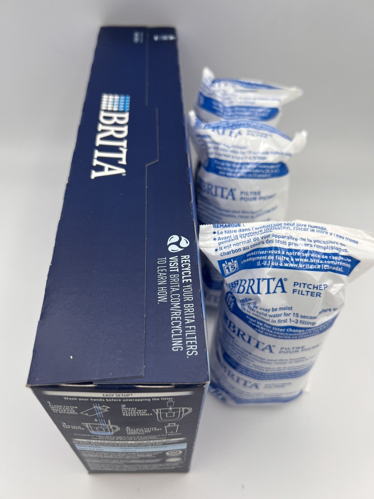 New! Brita Model OB03 Pitcher Replacement Filters, Pack of 8
