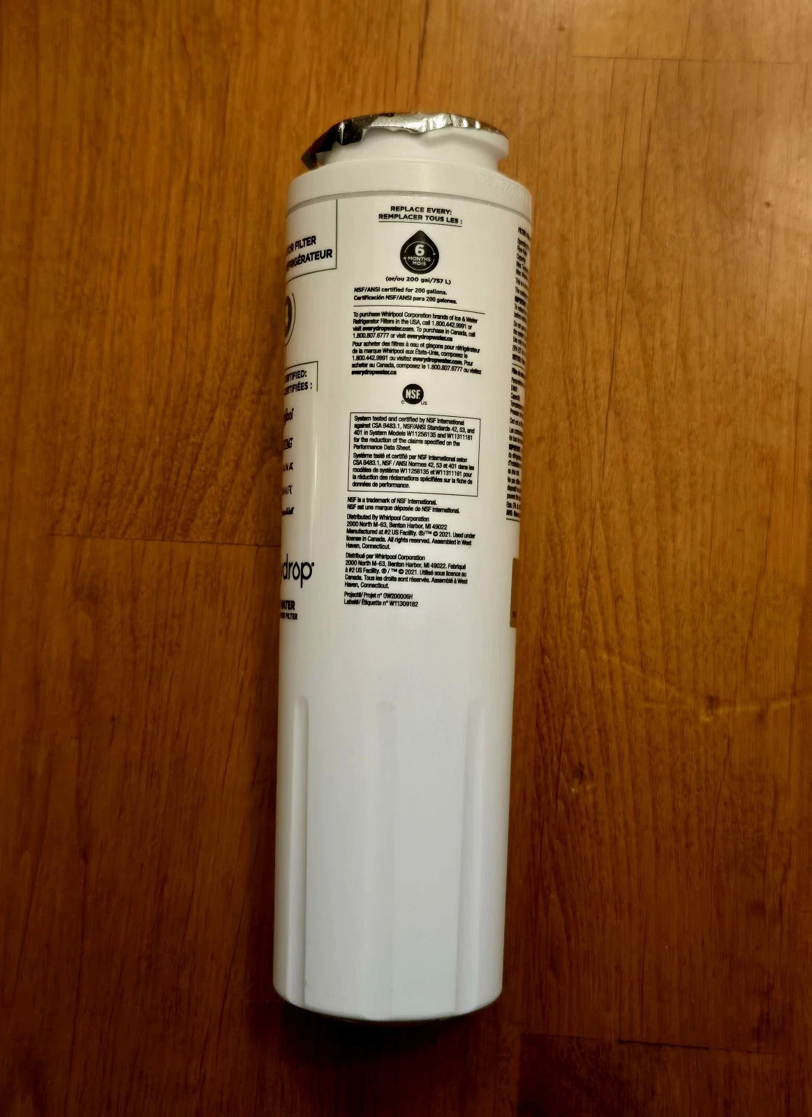 everydrop by Whirlpool Ice and Water Refrigerator Filter 4, EDR4RXD1, Single-Pa