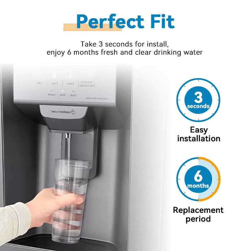 4-1X For LG LT1000P ADQ747935PACK Refresh Refrigerator Ice Water Filter US