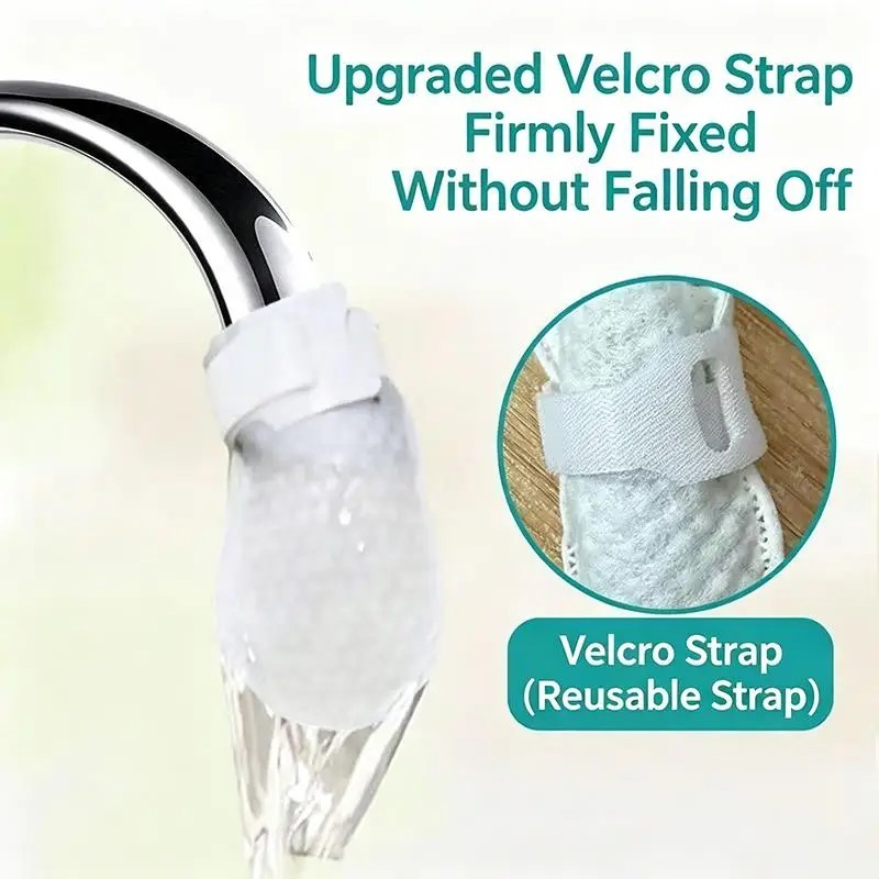 50PCS Cotton Filter Bag For Faucet, DIY Faucet Filter Cotton Bags Water Filters