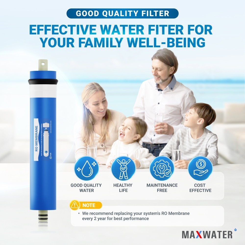 (1-25 PACK) 100 GPD RO Max Water Water Filter System Membrane
