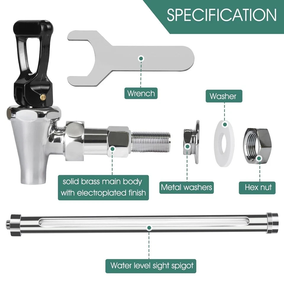 Spigot for Berkey Gravity Fed Water Filtration SystemWaterdrop Alexapure Purewel