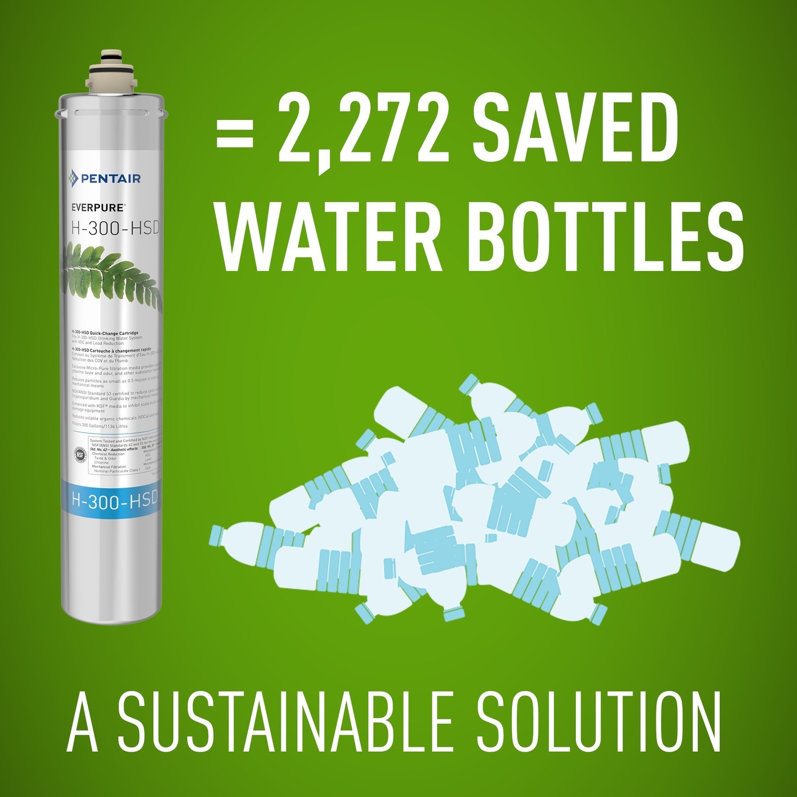 Everpure EV927075 H 300 HSD Water Filter Cartridge