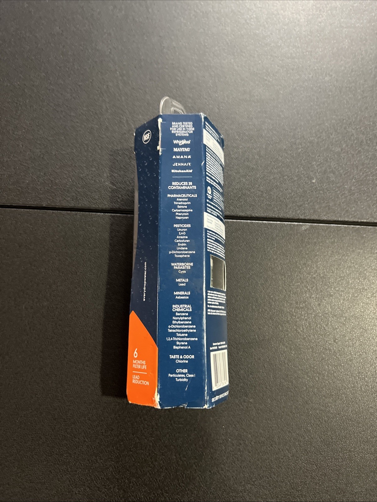 EveryDrop 2 Ice And Water Refrigerator Water Filter ΕDR2RXD1 White Orange New