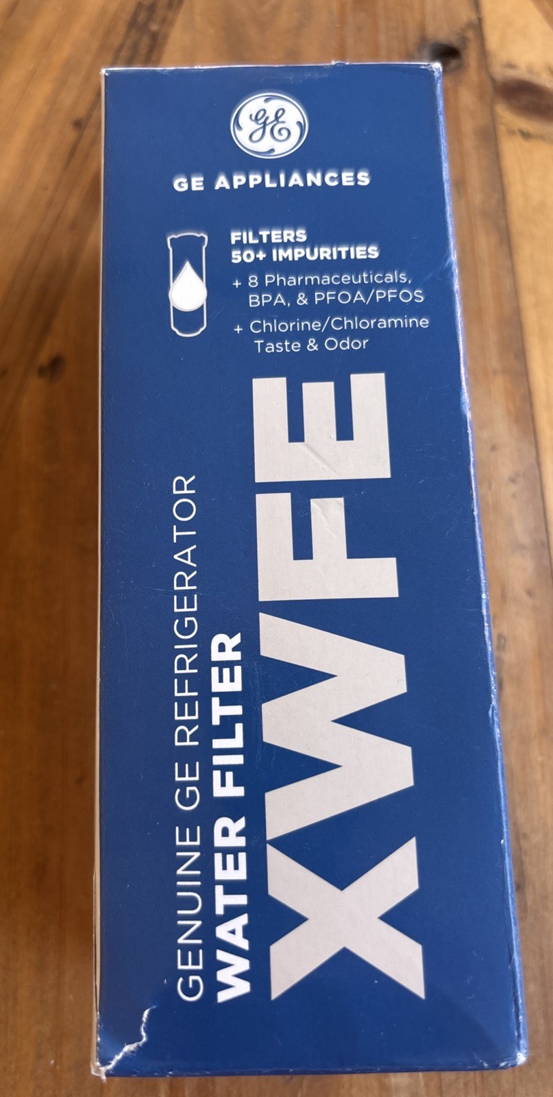 GE XWFE Refrigerator Water Filter – White Without Chip New Filter