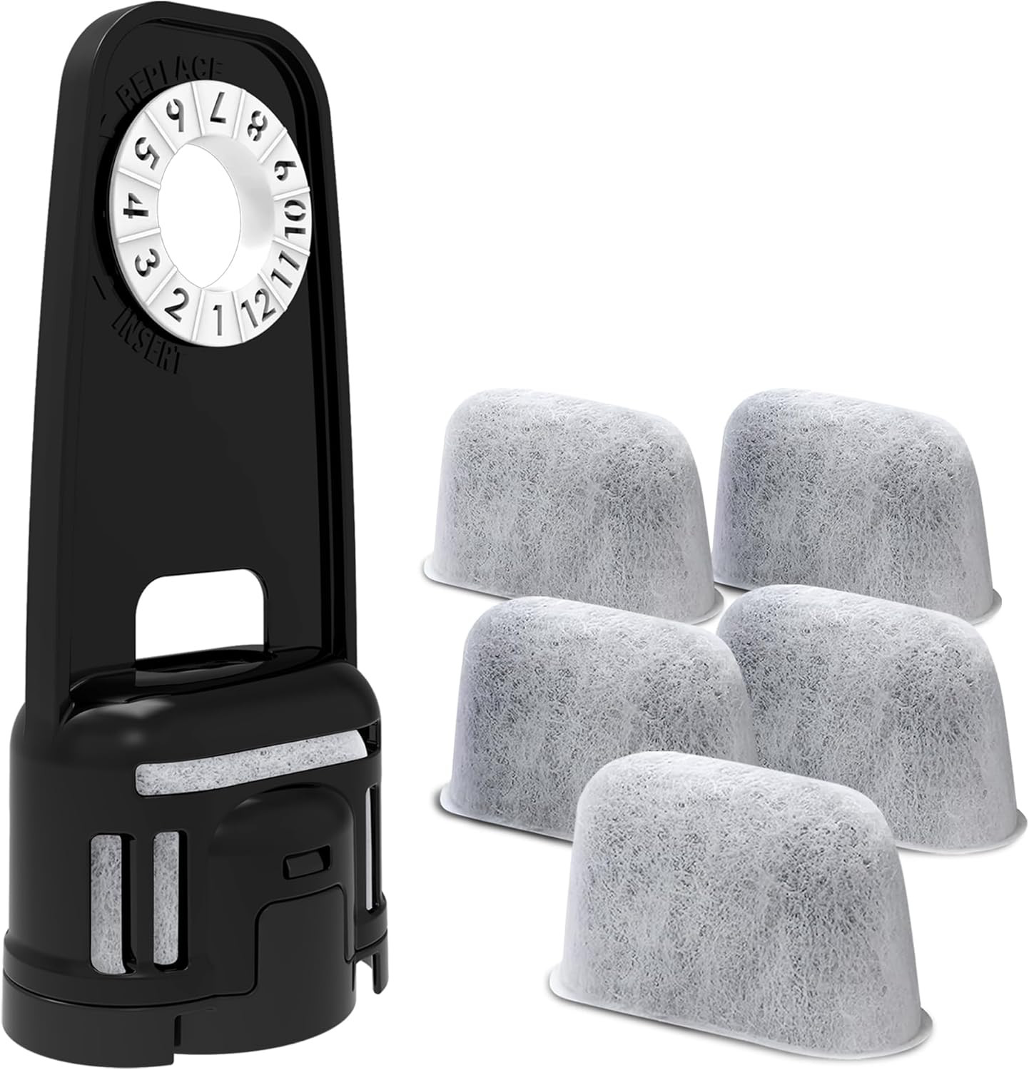 5Pcs Water Filter Replacement & 1Pcs Water Filter Holder for Ninja Luxe Coffee M