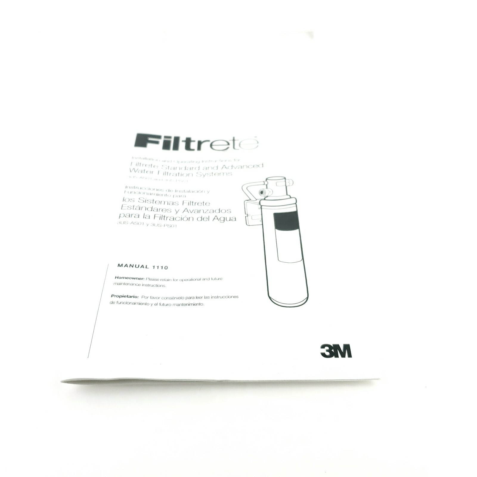 Filtrete Water Filtration Kit Easy Installation Under The Sink White USA Seller