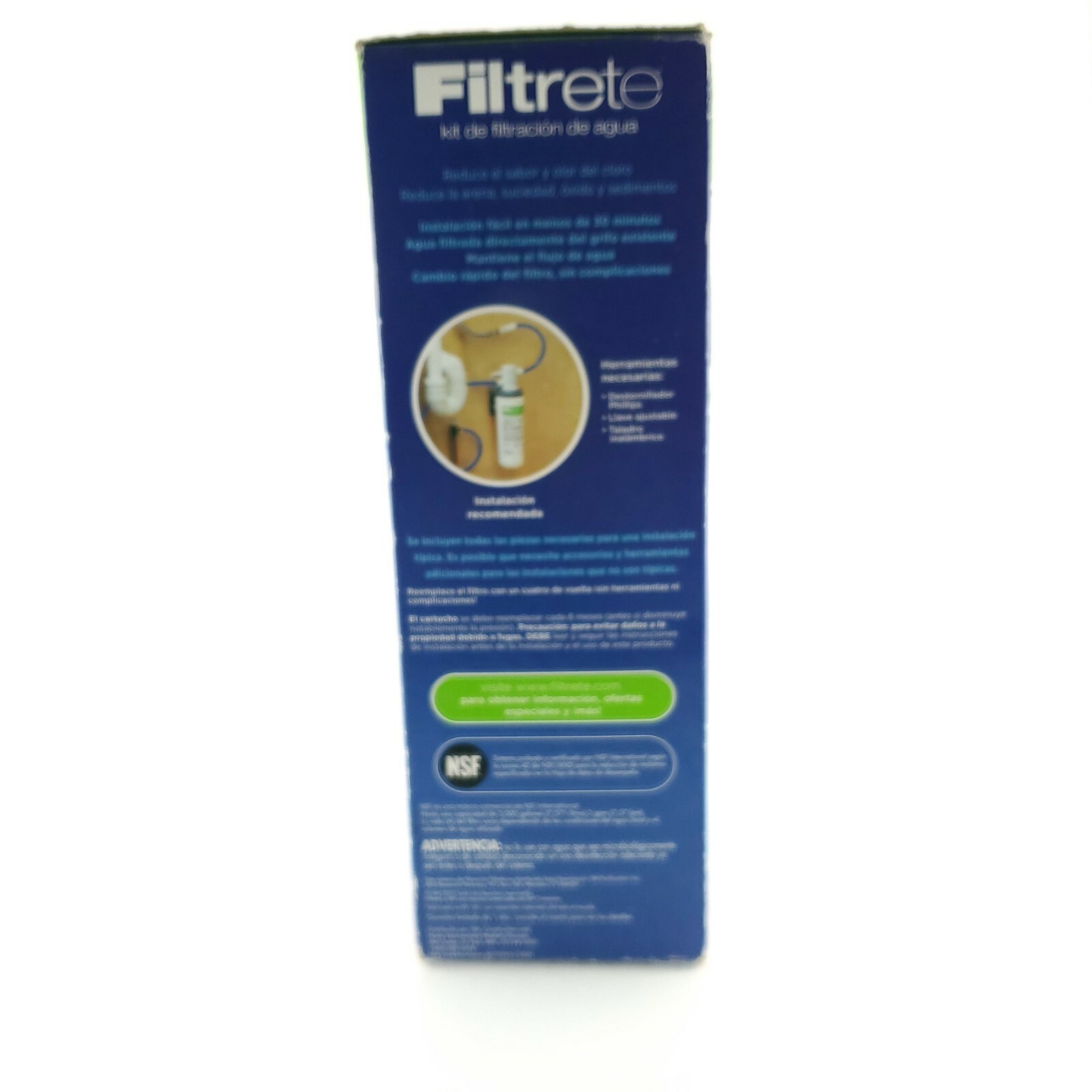 Filtrete Water Filtration Kit Easy Installation Under The Sink White USA Seller