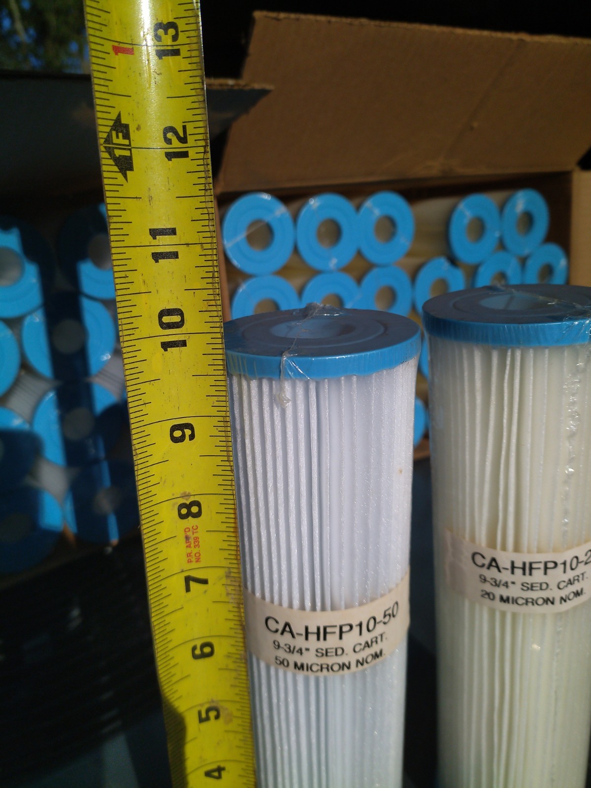 10″x2.5″ Whole House System Pleated Sediment Water Filter . 50 Micron