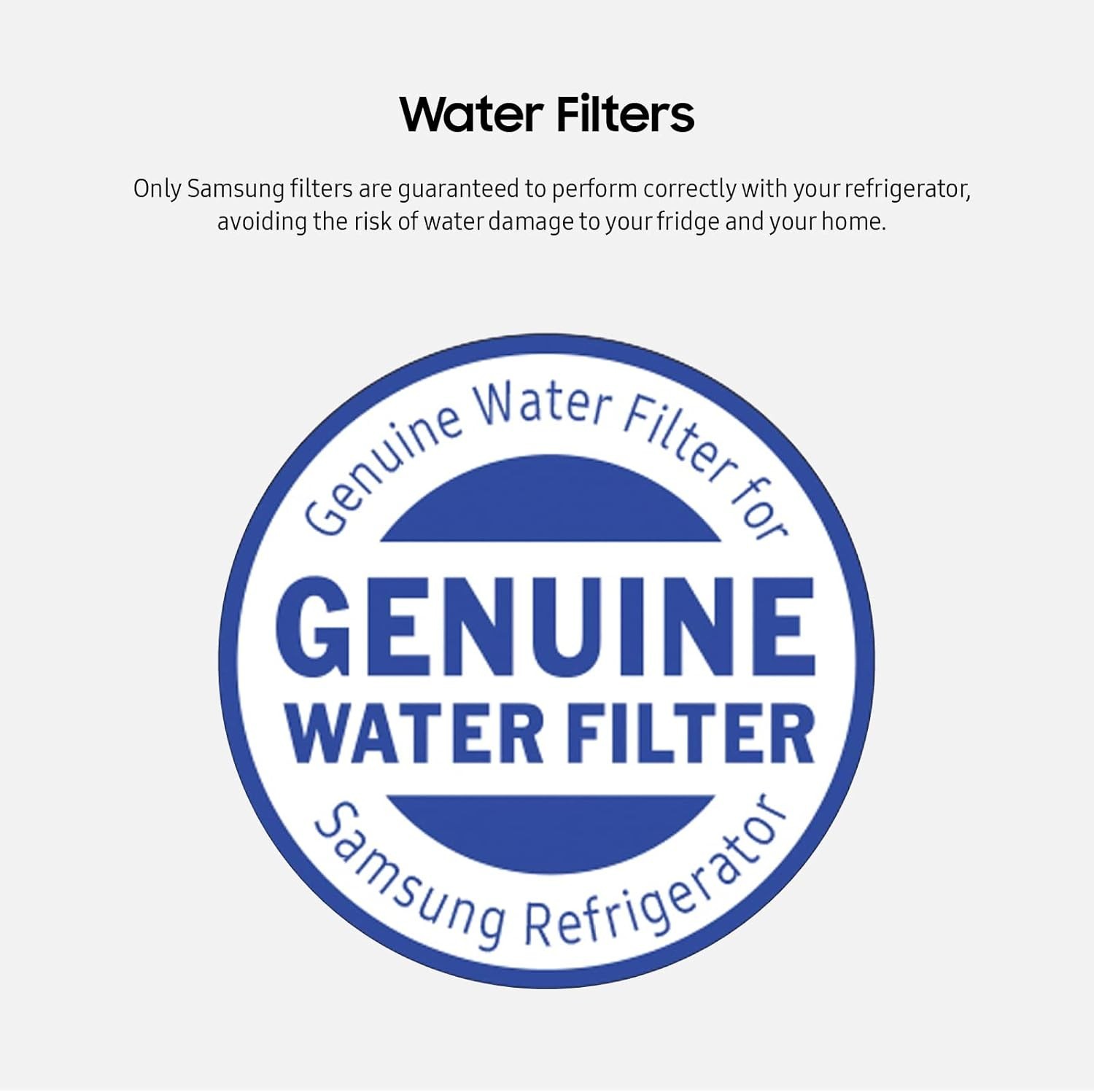 Samsung HAF-QIN-2P/EXP Genuine Refrigerator Water Filter 2 Pack OEM Easy Install