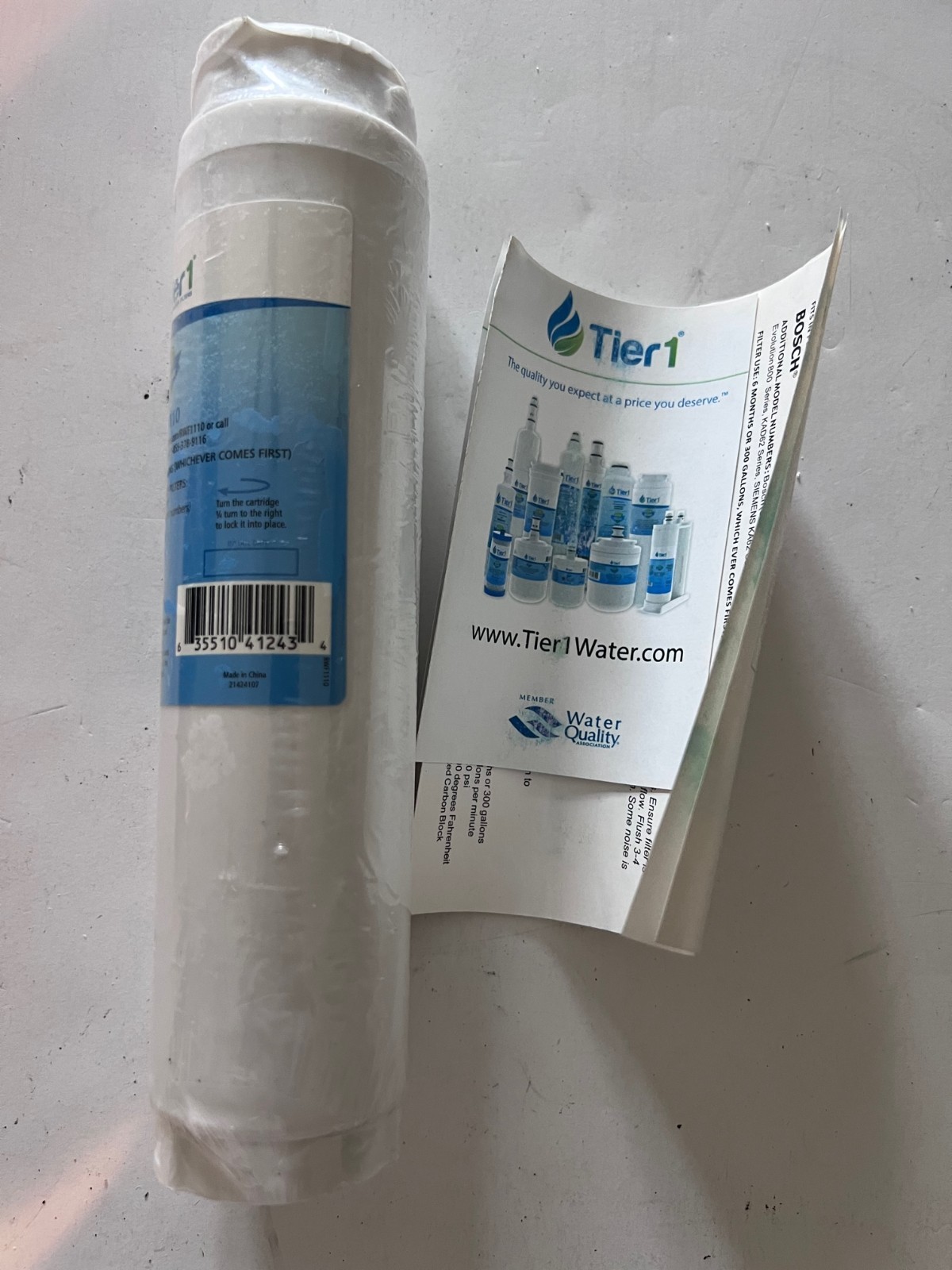 Tier1 Refrigerator Filter RWF1110 unopened up to 300 gallons