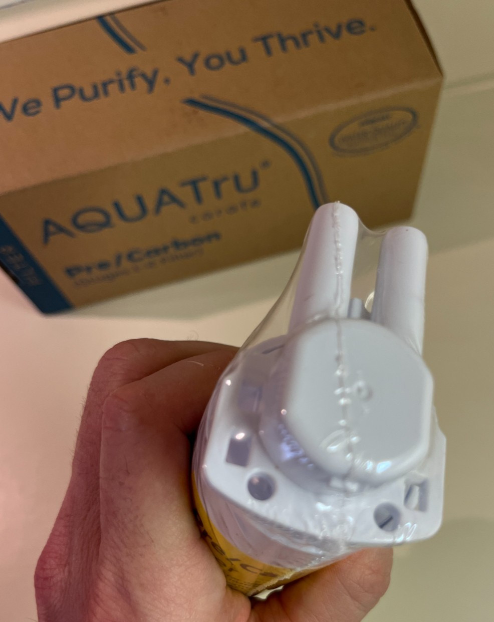 Open Box – AquaTru Carafe Pre/Carbon Stages 1-2 Sealed Filter, SKU 10AT100SF01