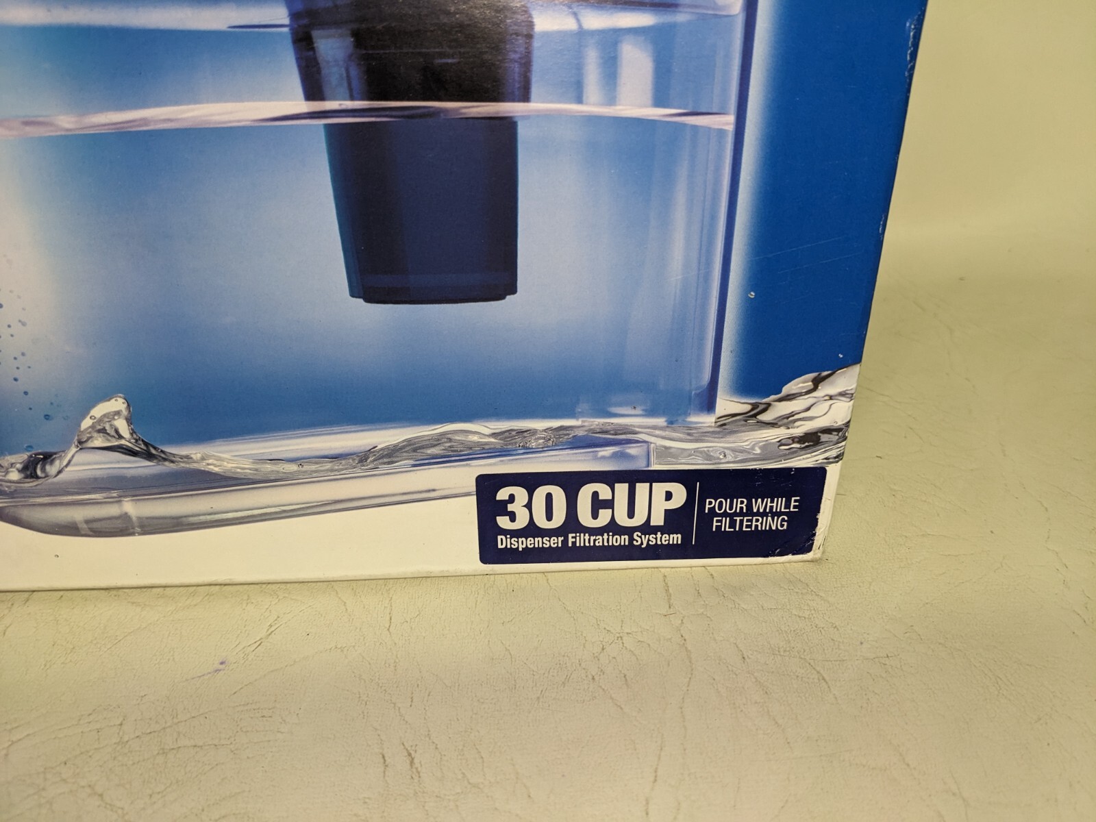 NEW PUR 30 Cup Water Dispenser Filtration System Blue/White DS1800Z (ZE)