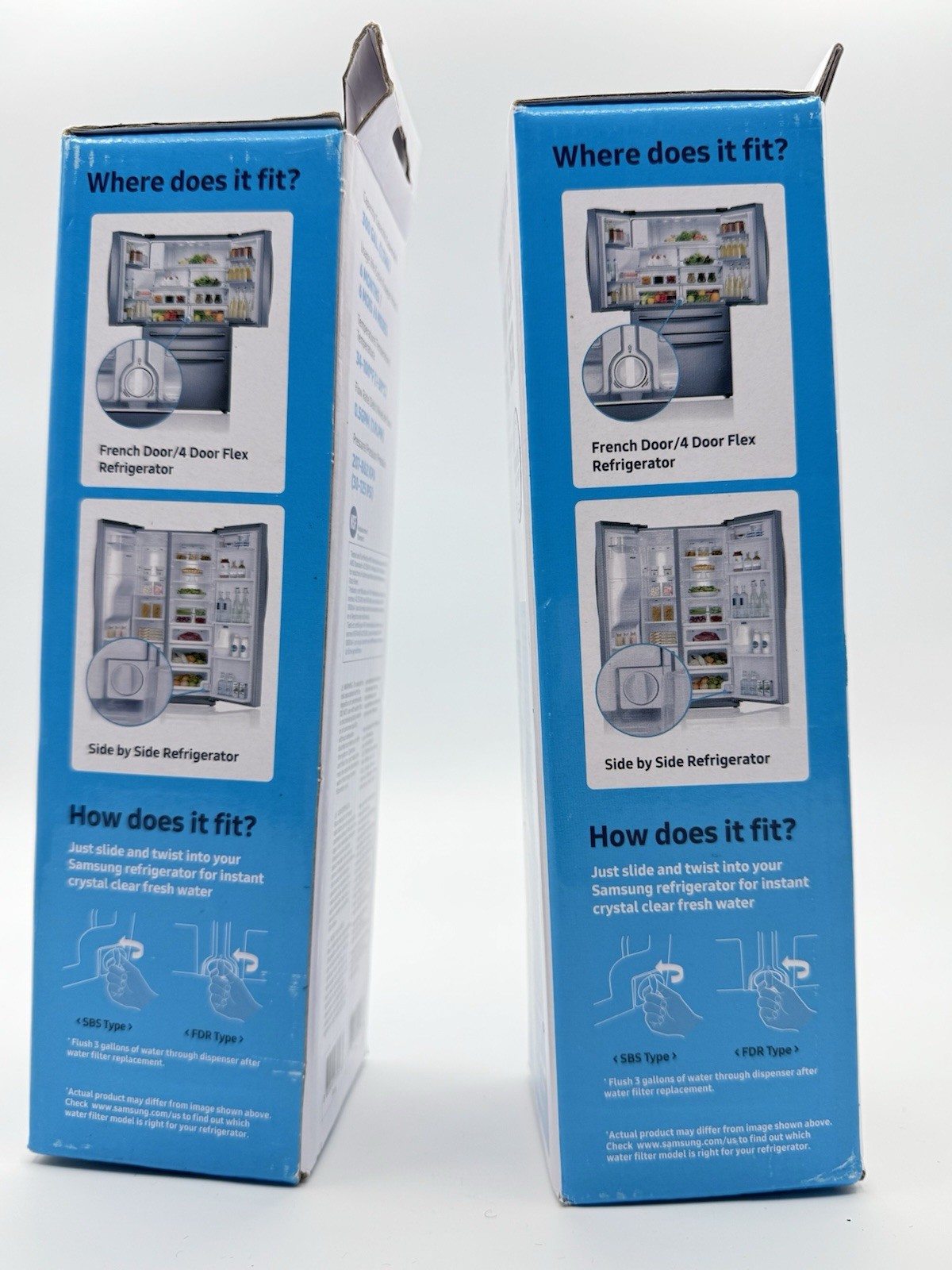 2 PACK Genuine Samsung DA29-00020B HAF-CIN/EXP Refrigerator Water Filter (New)