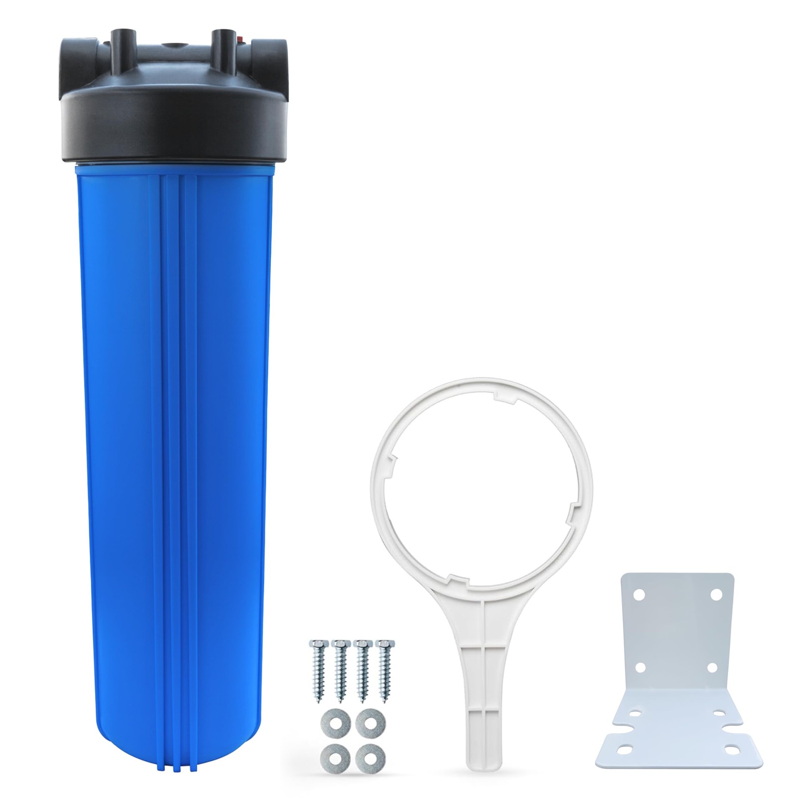 SUPERIOR FILTERS Whole House Water Filter Housing, 20″ x 4.5″ – Fits Sediment,