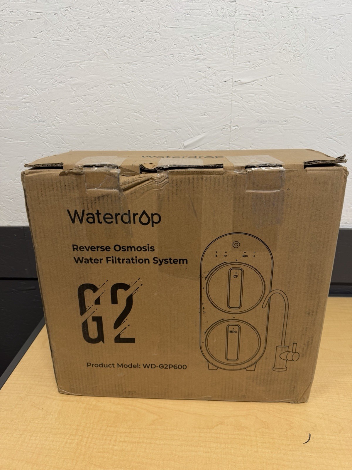Waterdrop G2P600 Reverse Osmosis System 600 GPD 7 Stage Tankless Water Filter