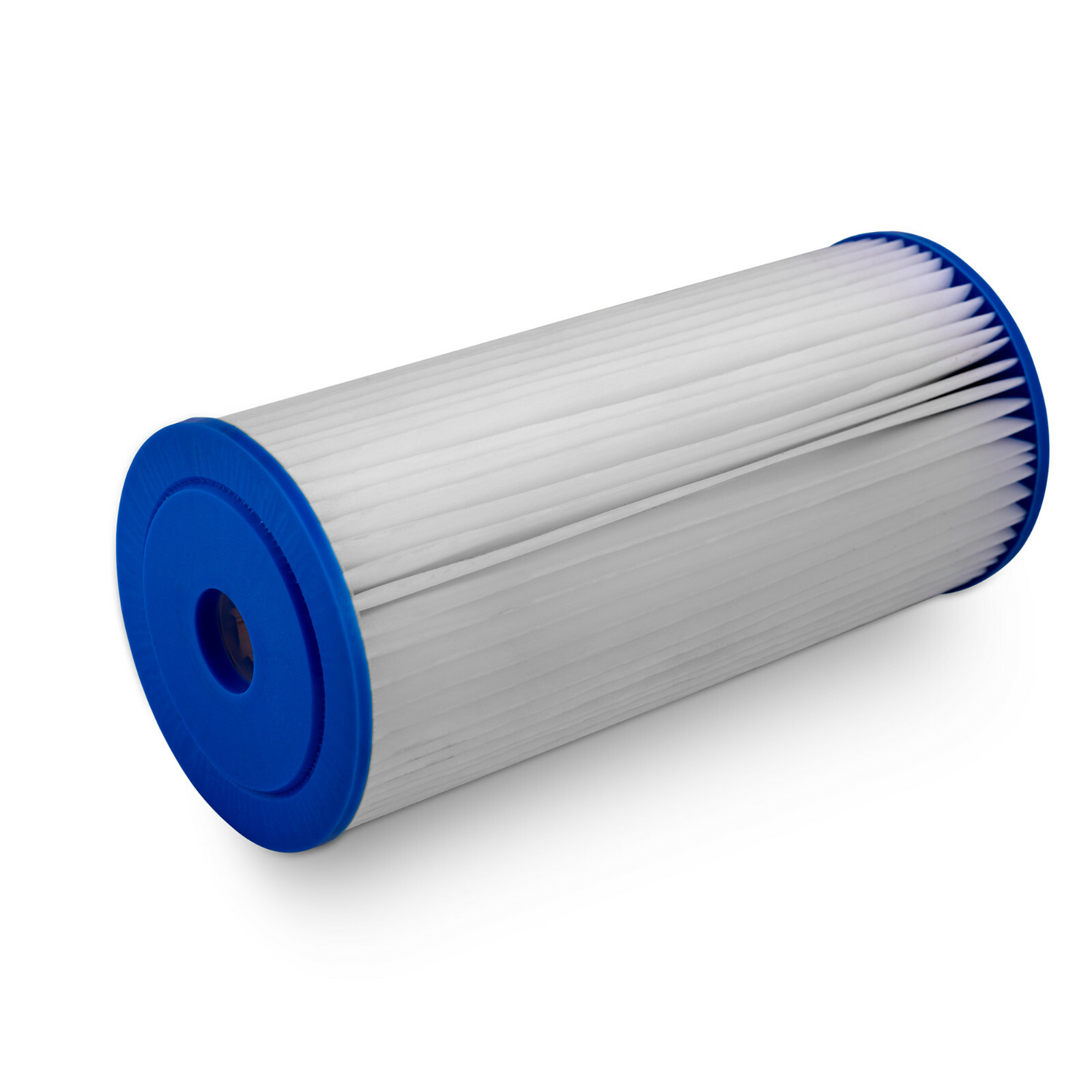 Big Blue Pleated Sediment Water Filters 2 Washable 5 Micron Cartridges 4.5 x 10