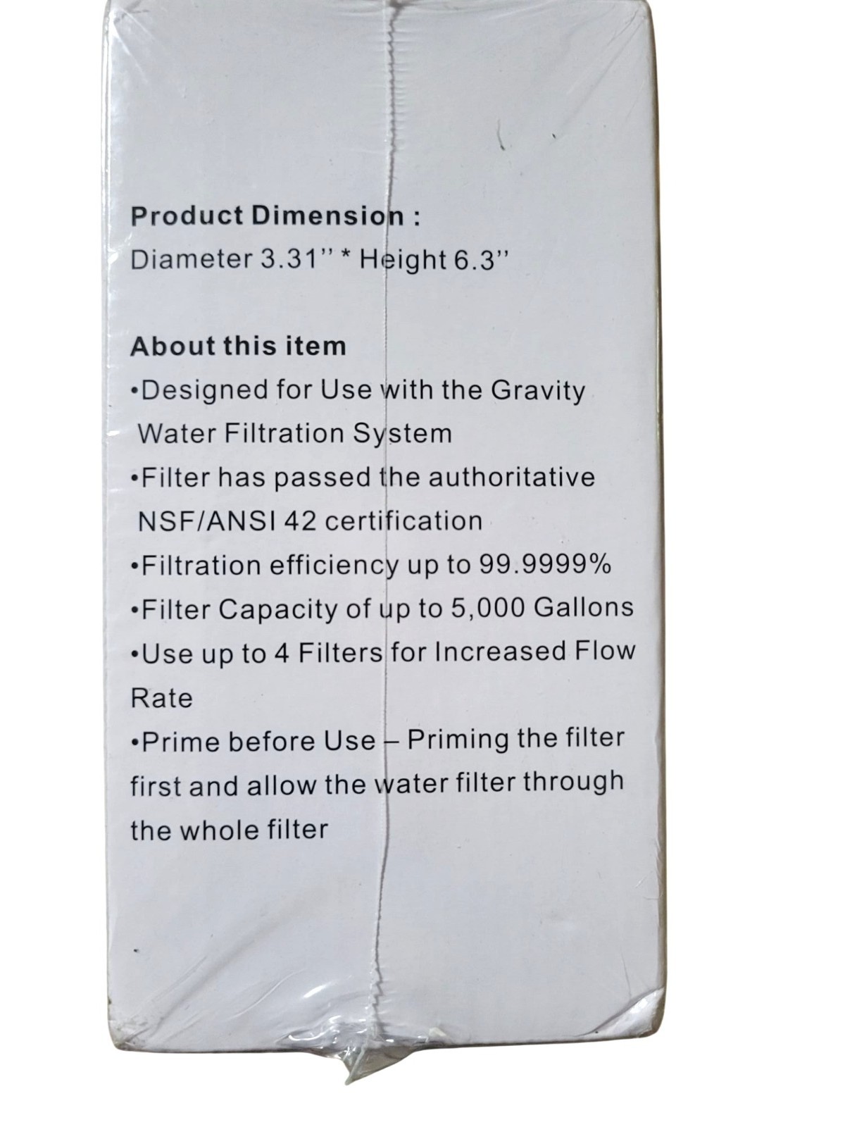 2-Pack 2387 Pro Replacement Water Filter Cartridge Replacement for Alexapure Pro
