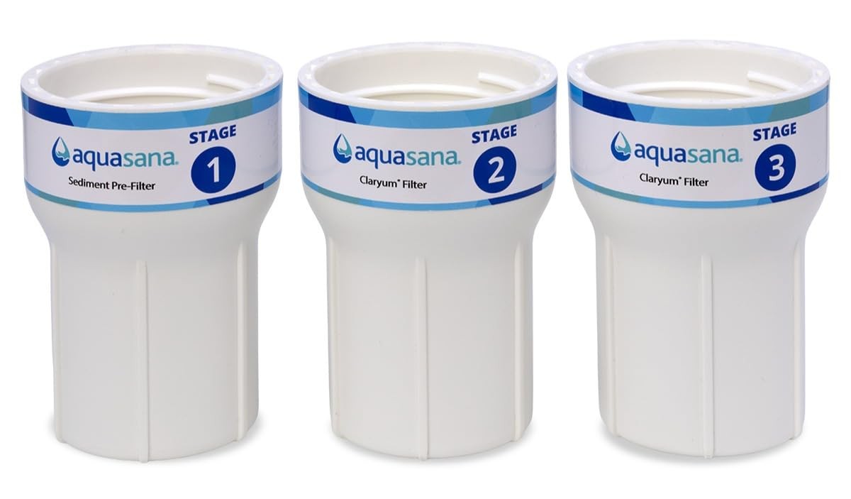 Aquasana Replacement Filter Housing Sump Claryum 3-Stage Under Sink Water