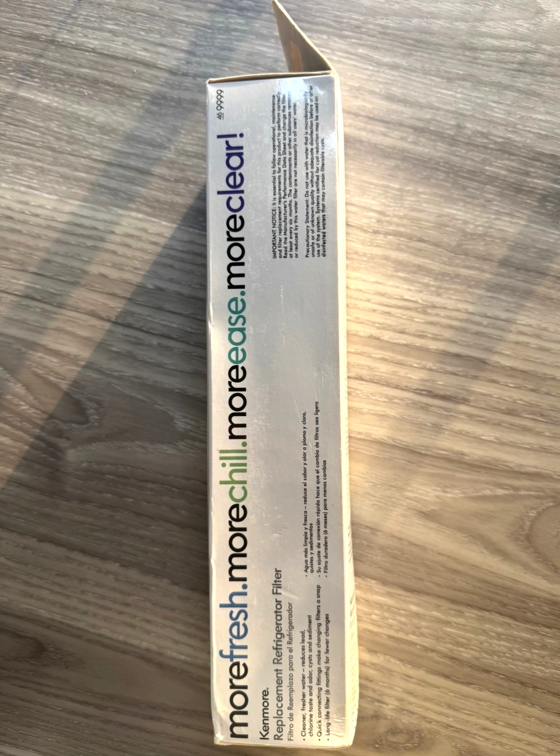 1 Pack Kenmore 9999 469999 Genuine Refrigerator Water Filter 46-9999