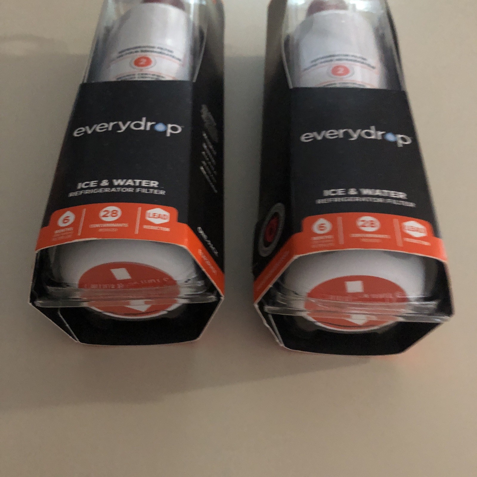 (Lot Of 2) EveryDrop 2 Ice And Water Refrigerator Water Filter ΕDR2RXD1