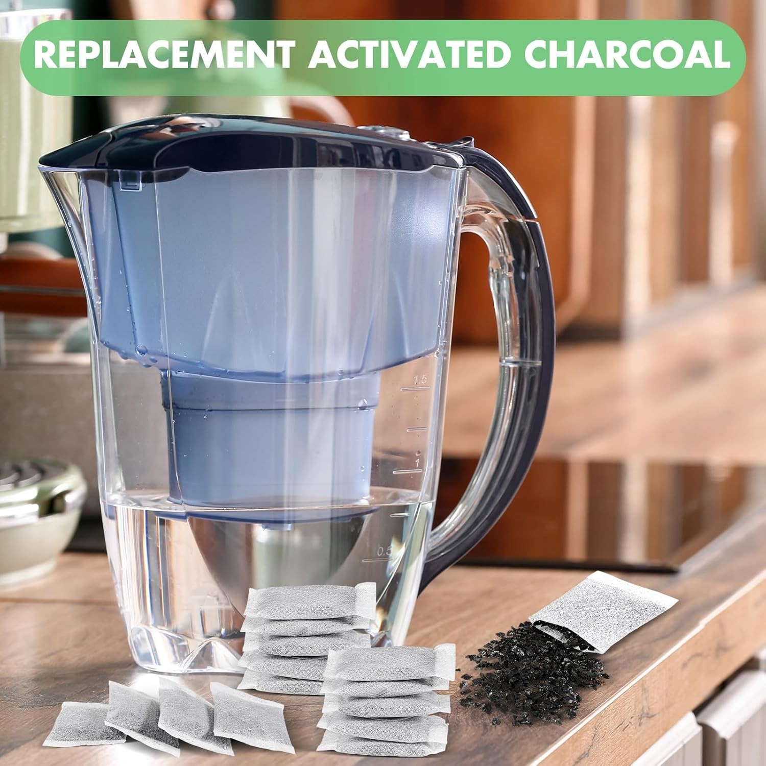 12 or 100 Pcs Activated Charcoal Water Filter Coconut Shell Distiller