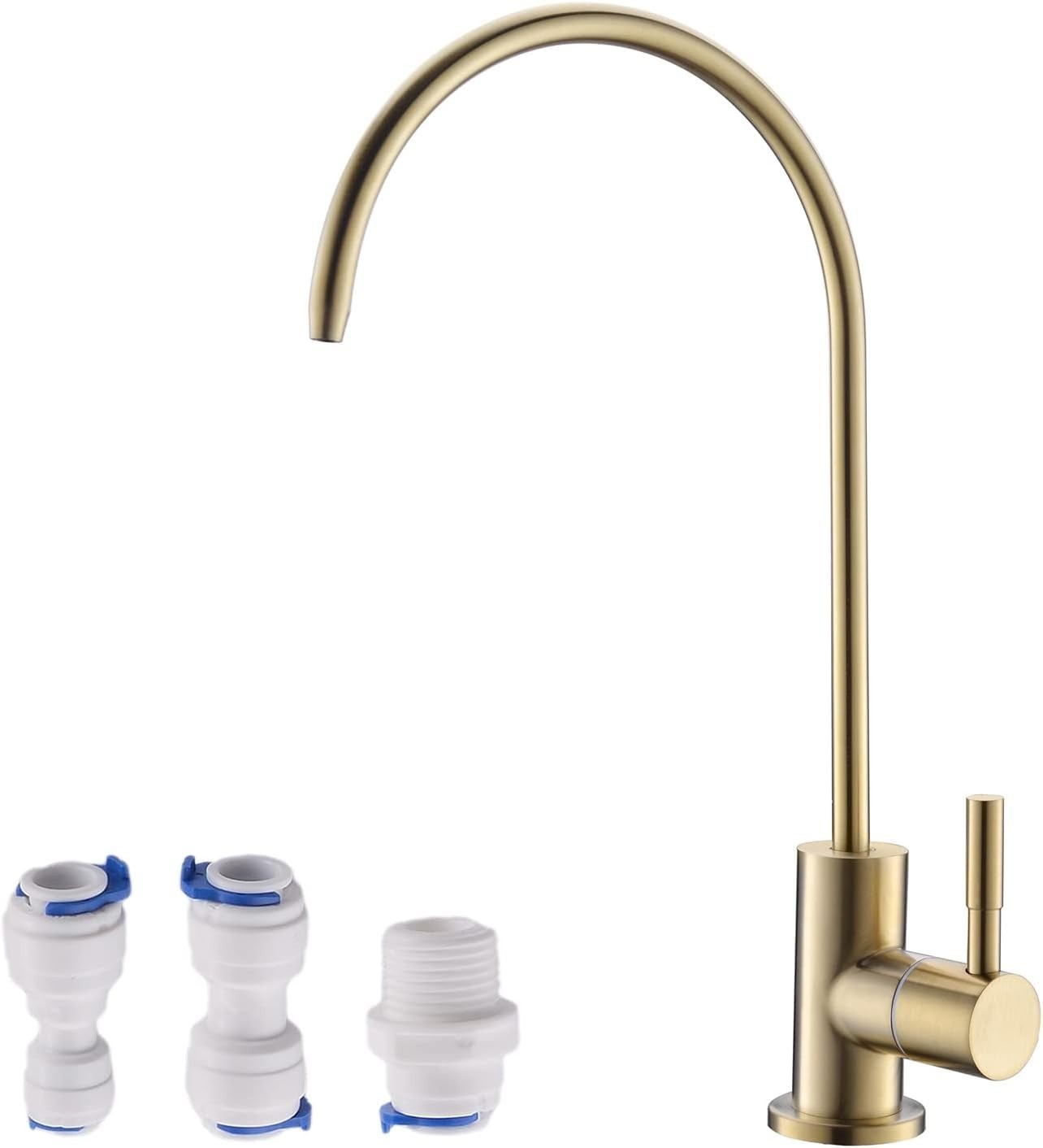 Gold Water Filter Faucet for Kitchen – Leak-Proof Design & Easy Install