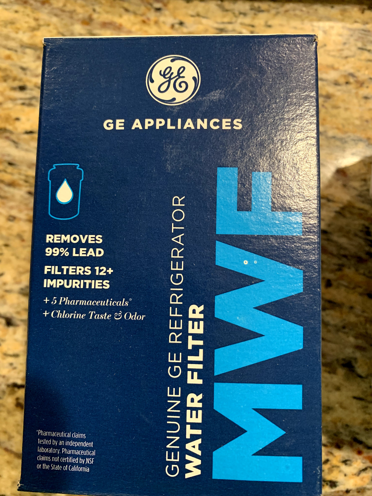 GE MWF 34-8720-34 Genuine Sealed Fridge Water Filter Side X Side French Doors