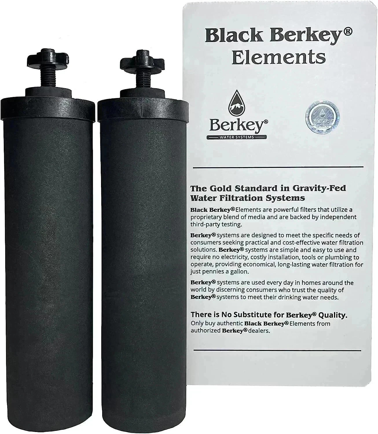 Berkey Authentic Black BB9-2 Water replacement Filters For Berkey Water 2 pack