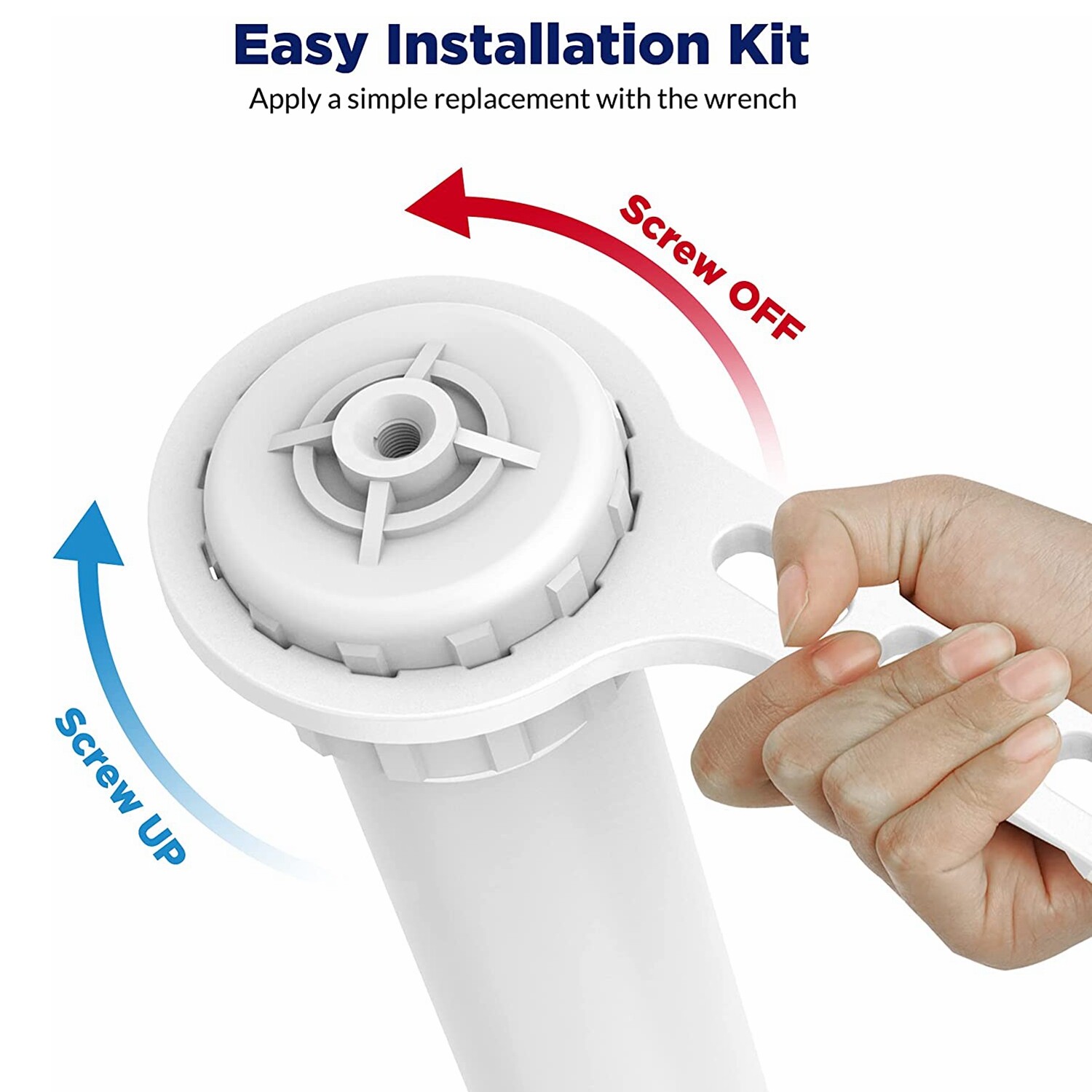 10 Pack 50 GPD Reverse Osmosis RO Membrane Water Filter Housing Replacement Set