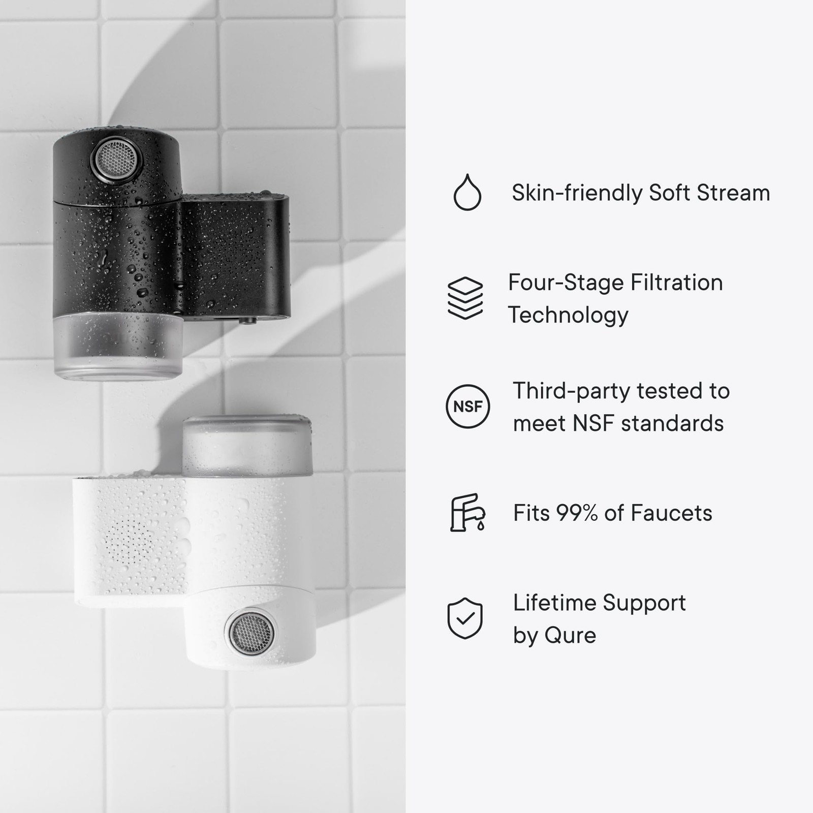 Skincare Bathroom Sink Filter Water Faucet for Skin, Reduces 99% Chlorine and…