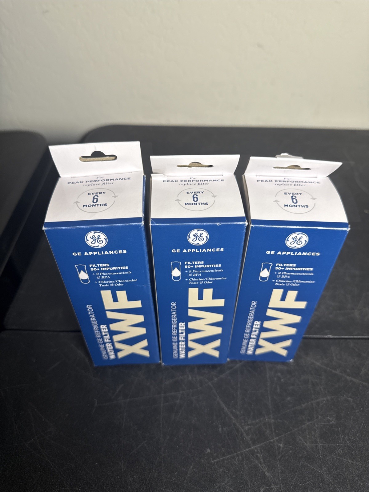 General Electric XWF Refrigerator Water Filter – White 3 Pack READ 1 New/OB/Used