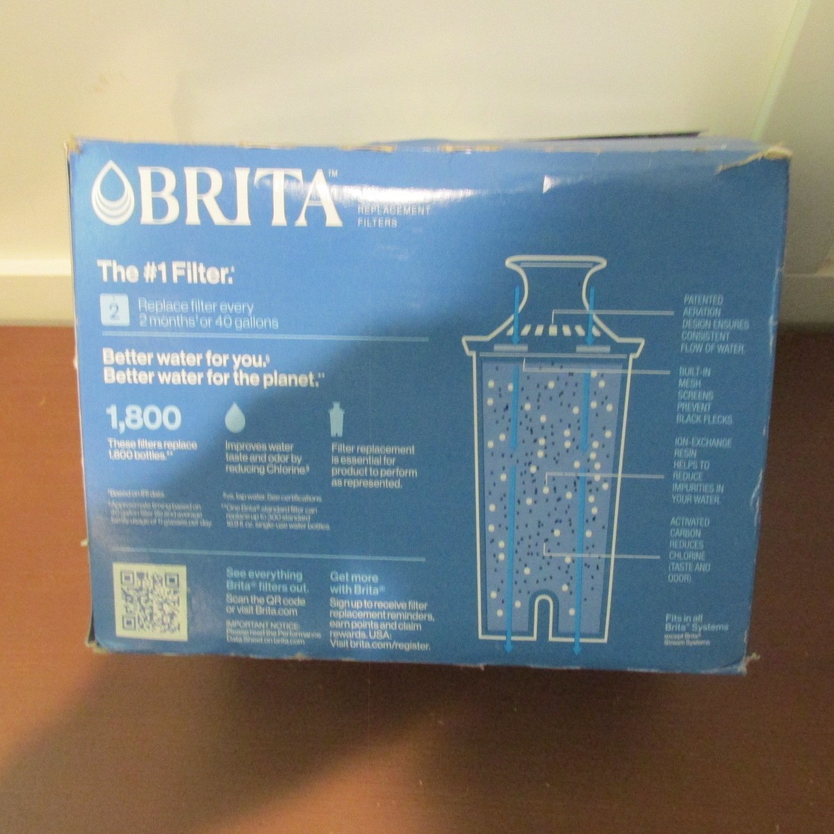 Brita Standard Water Filter Replacement Filter for Pitchers & Dispensers 9 Pack