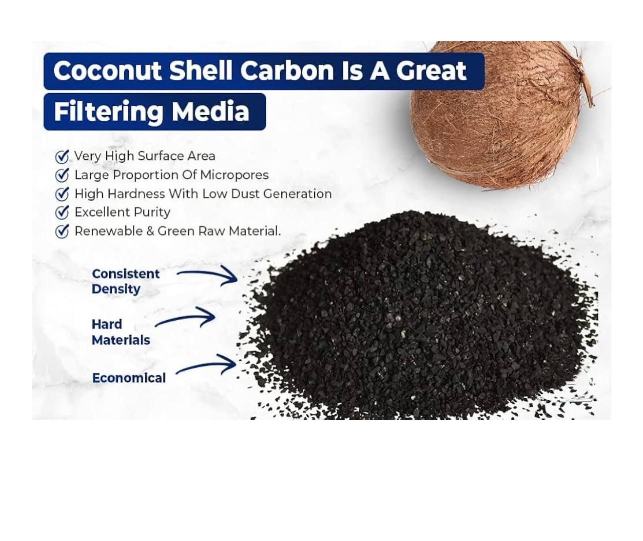 Granular Activated Carbon –1 Cubic Feet | Coconut Shell GAC Media 12×40 Mesh